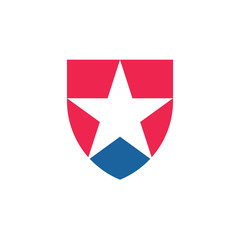 Canvas Print - Star shield logo