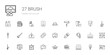 © NinjaStudio - brush icons set