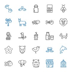 Sticker - animal icons set