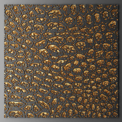 Wall Mural - 3D wall art, paintings with gold leaf	