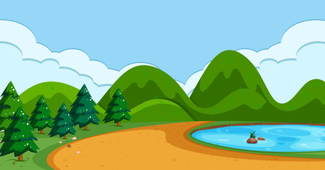 Wall Mural - a simple nature scene