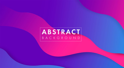 Wall Mural - colorful abstract geometric background.trend gradient. fluid shapes composition. eps10 vector.