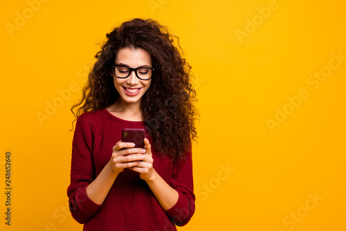 Fotografía Portrait of her she nice lovely attractive pretty cheerful cheery wavy-haired la