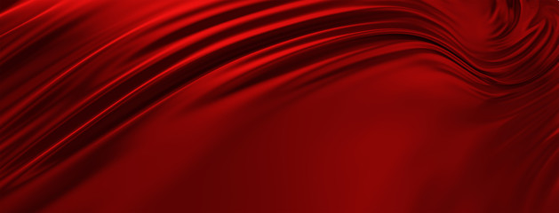Red silk as a fabric background header