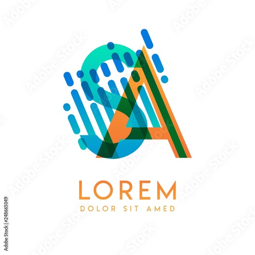 Sa Logo With The Theme Of Galaxy Speed And Style That Is Suitable For Creative And