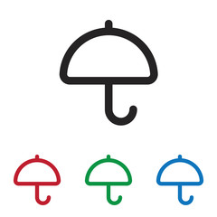 Poster - Umbrella vector icon