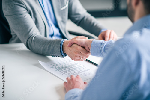 Cuadros en Lienzo Business partnership concept