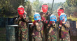 © JackF - kids paintball players ready for playing outdoor