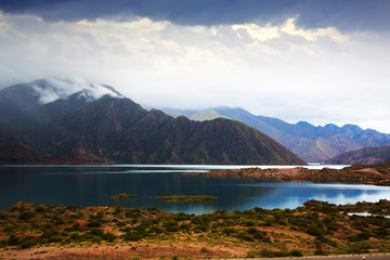 Wall Mural - Potrerillos reservoir view