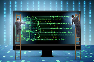 cognitive computing and machine learning concept