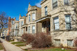 Row of Homes in Logan Square Chicago