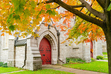 Fall Color Of The St. James' Anglican Church