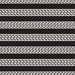 © Samolevsky - Vector seamless geometric pattern. Simple abstract lines lattice. Repeating elements stylish background