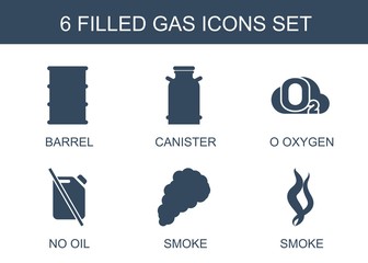 Poster - gas icons