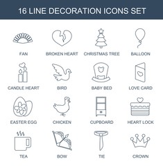 Sticker - decoration icons