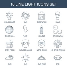 Poster - light icons