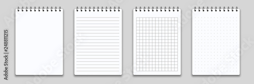 Fotografía Notebook or memo notepad with binder
