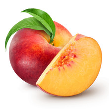 Peach vector illustration