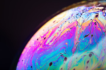 close-up of a bubble