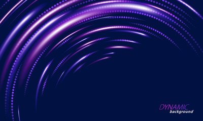 Wall Mural - Abstract motion dynamic background. Light and energy lines.