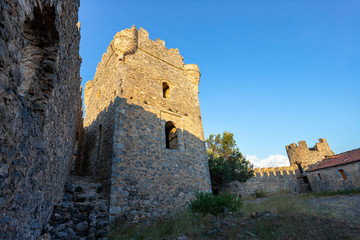 Wall Mural - Kapetanakis yard - the medieval fortress in Messenia near Kalamata