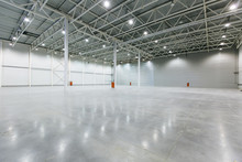 Interior Of Empty Warehouse