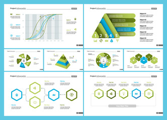 Business infographic design set