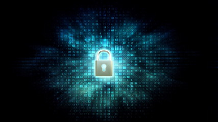 Wall Mural - internet data security