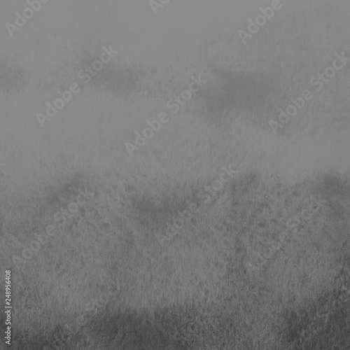 Black Ink And Watercolor Textures On White Paper Background Paint