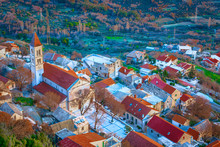 Klis Village Croatia Scenery.
