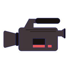 Canvas Print - video camera camcorder symbol