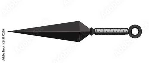 Fotomural Kunai illustration (Japanese ninja's weapon).