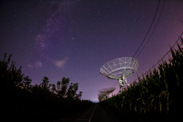 Radio telescopes and the Milky Way