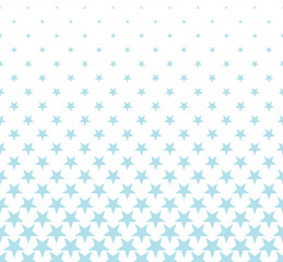 Geometric halftone vector pattern with stars. Usable as border, design element or background.