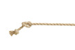 © nys - Twine rope with knot isolated.