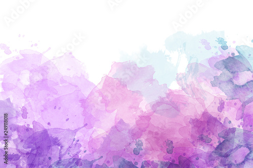 Purple abstract watercolor background