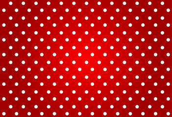 Wall Mural - abstract white polka dot on red background