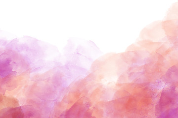 Wall Mural - pink abstract watercolor background