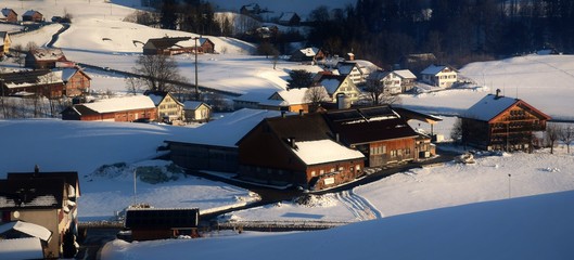 Wall Mural - appenzell en hiver