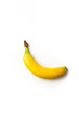 Banane sur fond blanc