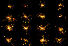 Set Of Fire Sparking Of Firework For Effect Collection Pack 2.