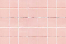 Pink Square Tiled Texture Background