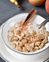 Poster - Bowl of oat breakfast cereal