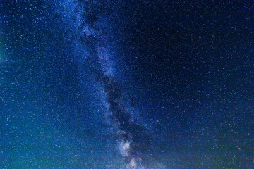 Starry sky and the milky way.