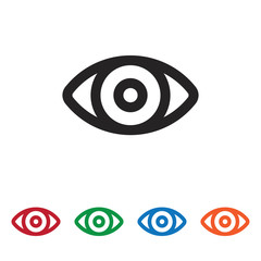 Canvas Print - Eye vector icon