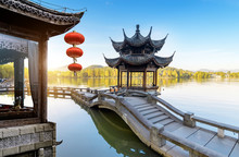 Beautiful Landscape And Landscape In West Lake, Hangzhou