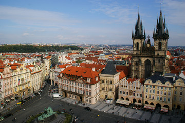 Wall Mural - Old Town Square, Prague, Czech Republic.