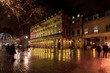 © francesca sciarra - PARIS, FRANCE - NOVEMBER 10, 2018 - Place Colette and the Comédie Française by night