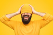 © kegfire - Stressed man in hat screaming