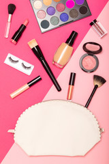 Canvas Print - Cosmetics and make up products